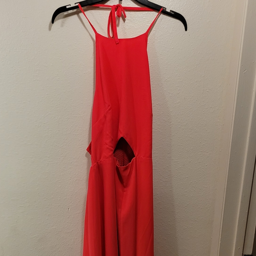 Hot pink dress